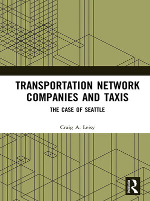 cover image of Transportation Network Companies and Taxis